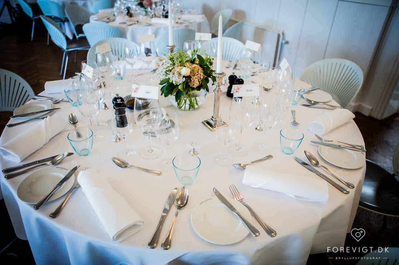 bord bryllup Hotel Hjerting