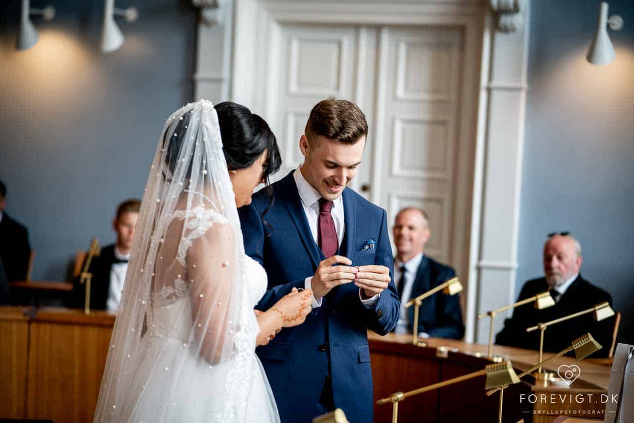 Borgerlig vielse på Rådhuset