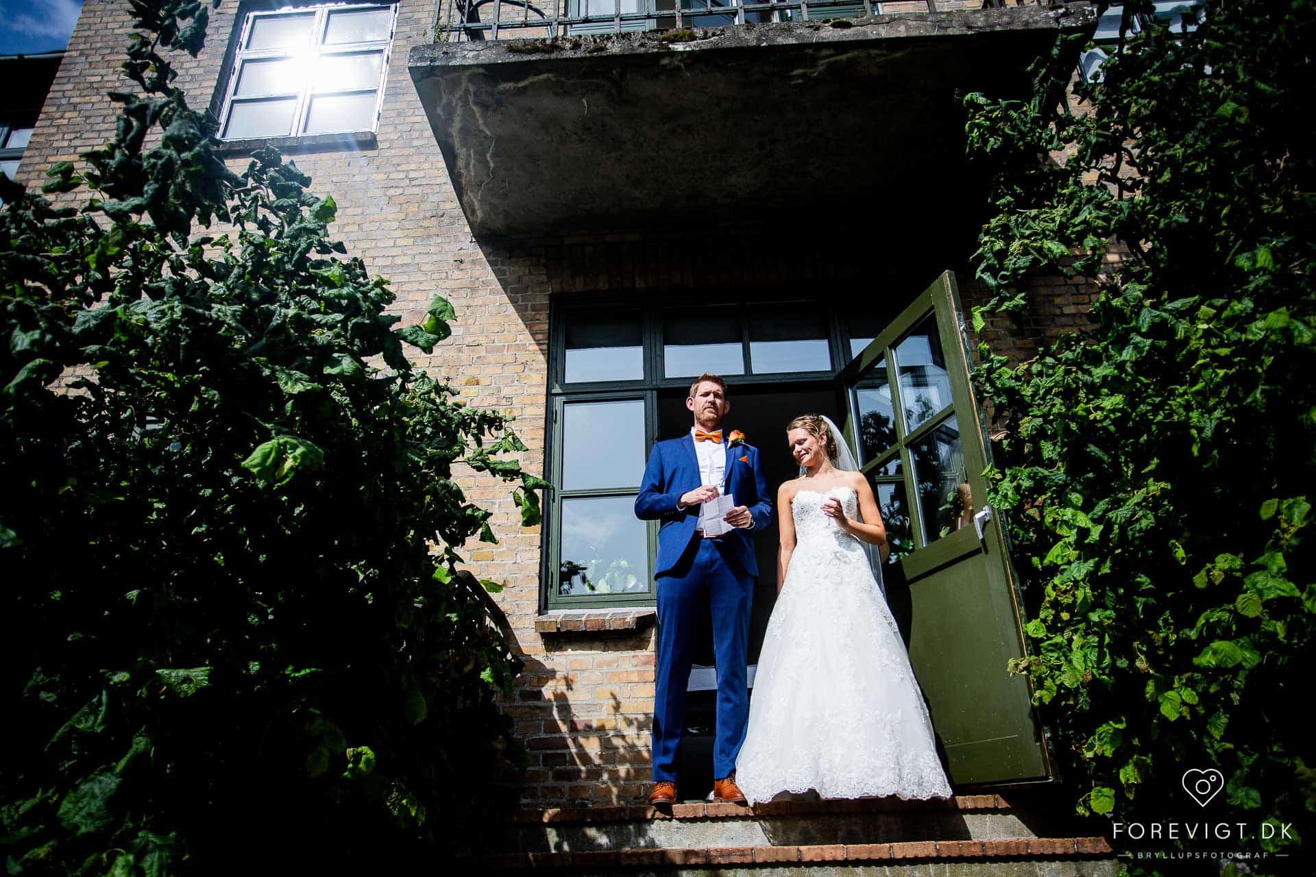 Ryå Efterskole bryllup fotograf