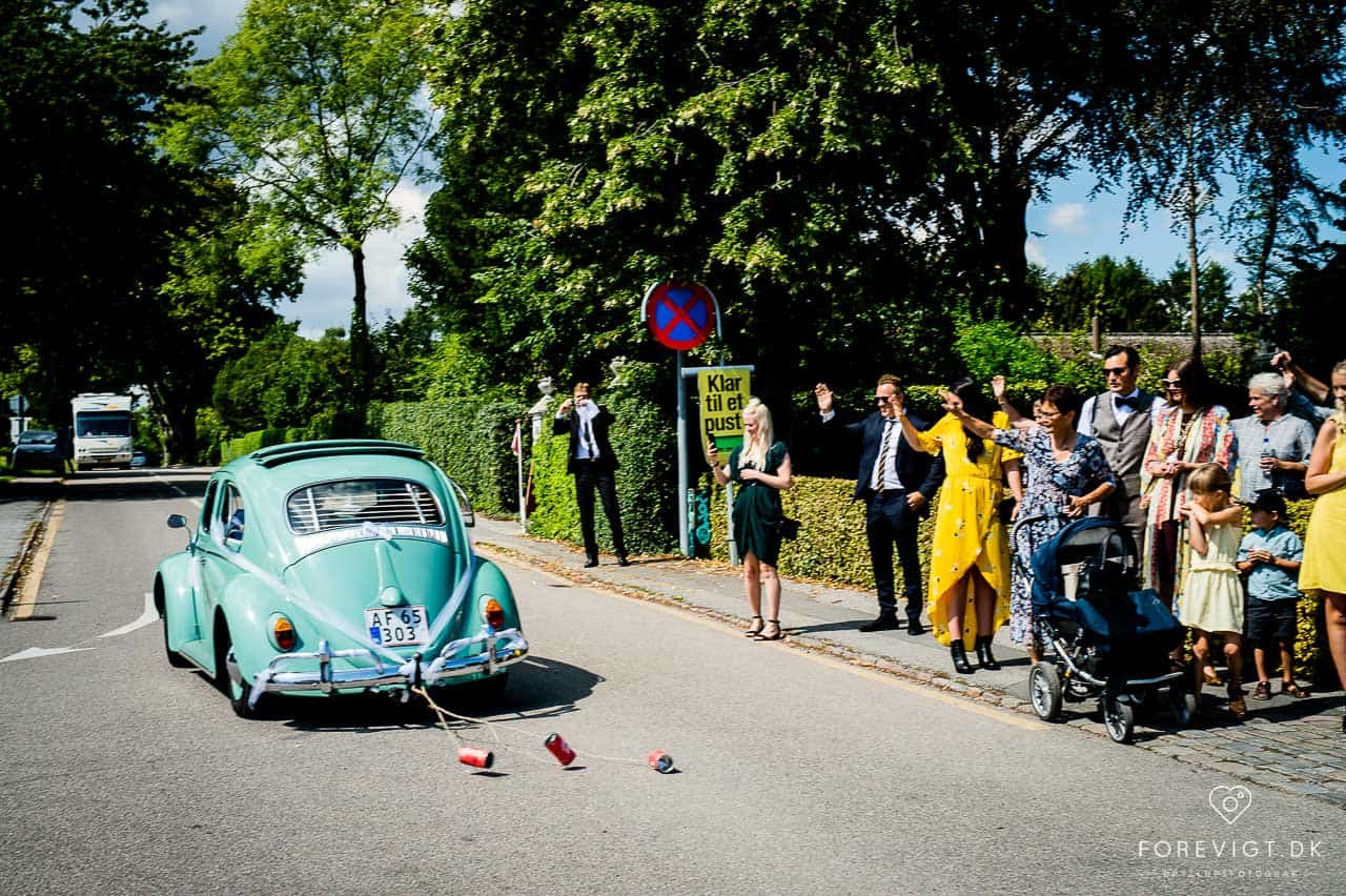 tillykke til brudeparret Strøby kirke bryllup på Stevns