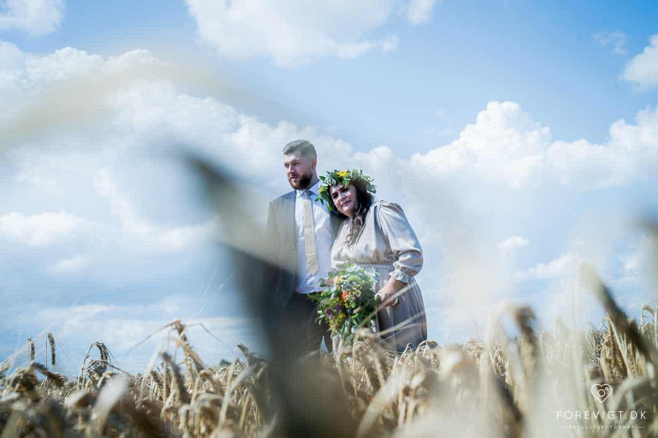 bryllupsfotografering ved Stevns Klint