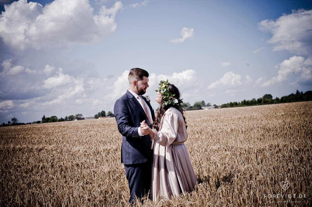 bryllupsfotografer ved Stevns Klint