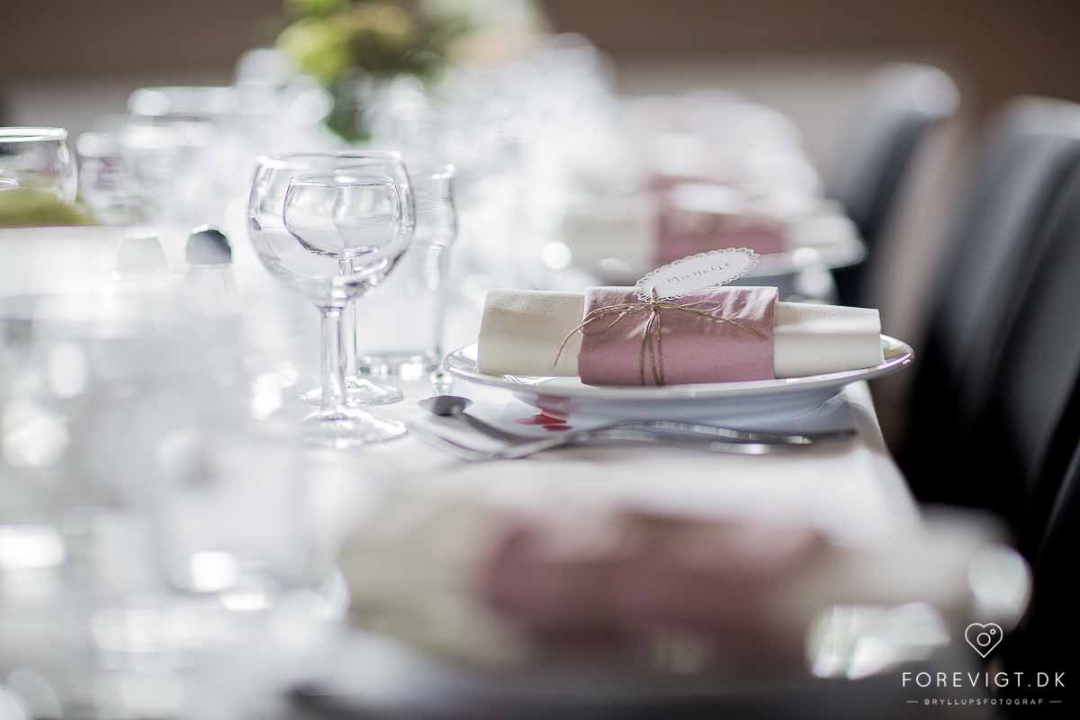 bordpynt til bryllup