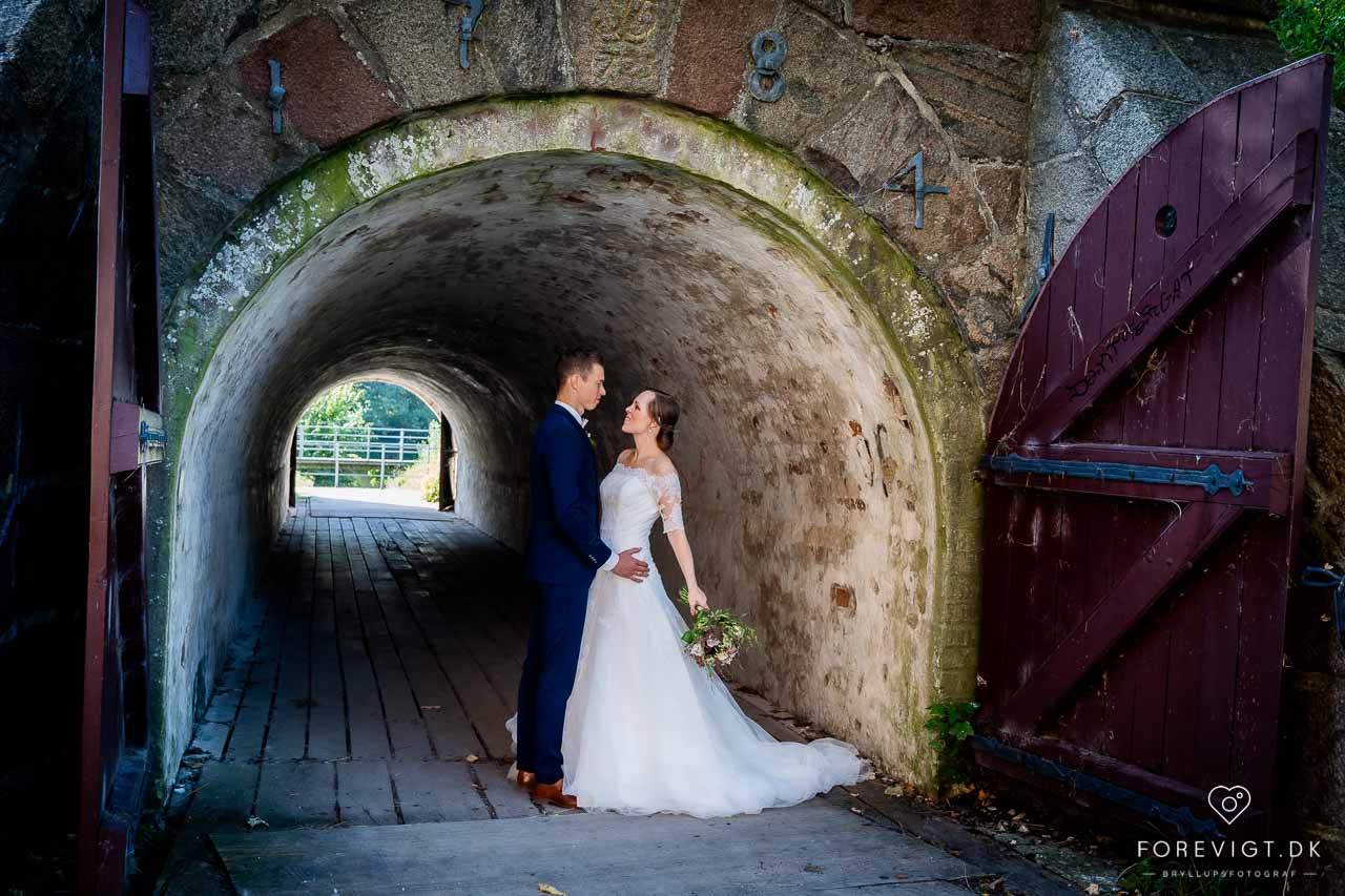 romantisk bryllup på fyn
