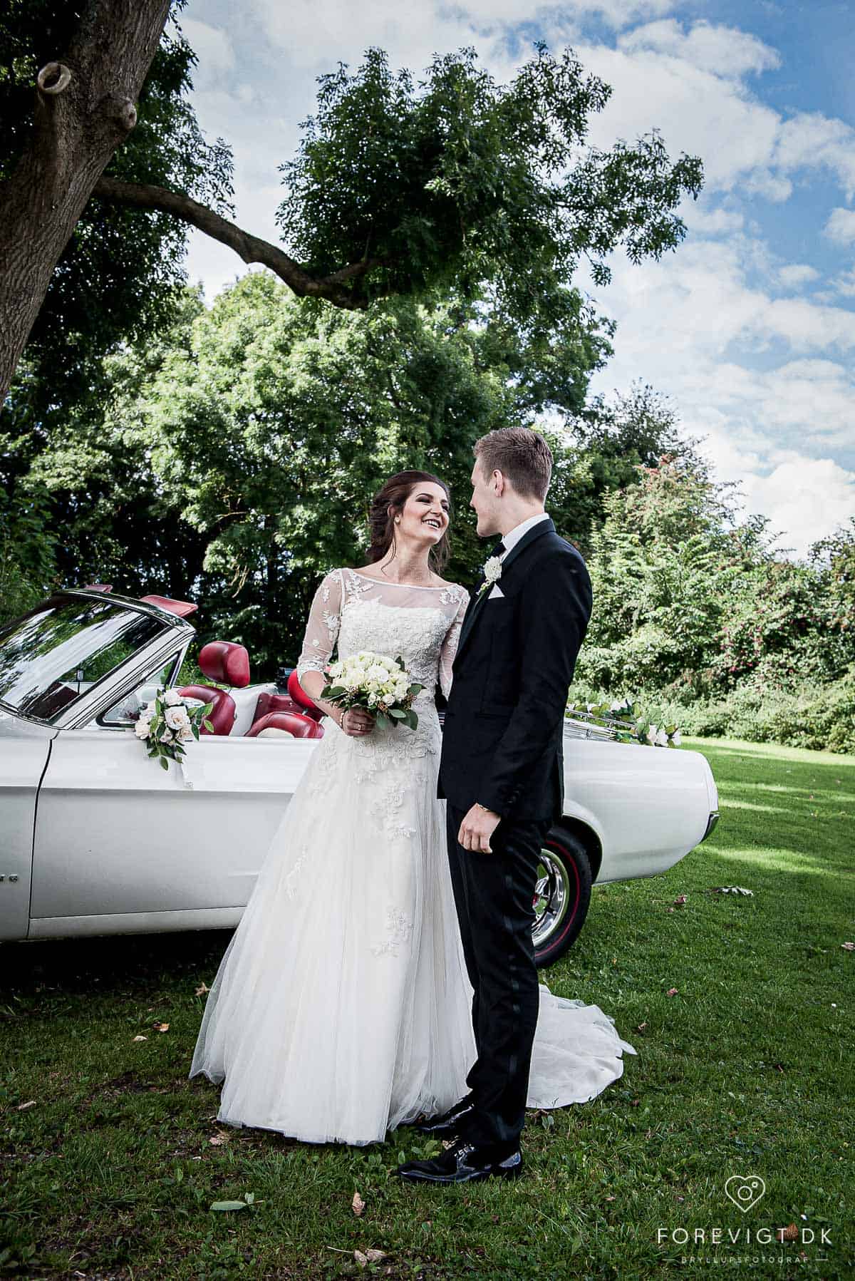 Bryllupsfotografering på Sjælland