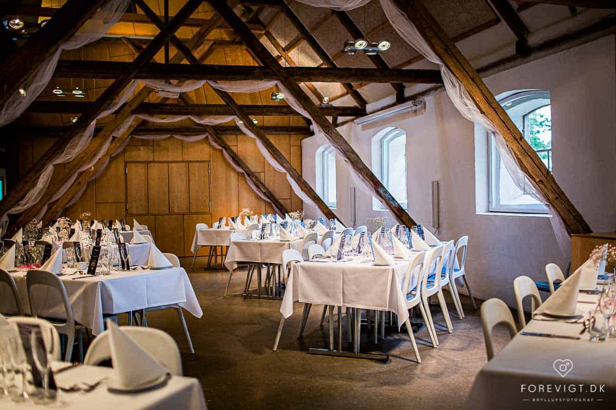 Restaurant Vestermølle bryllup