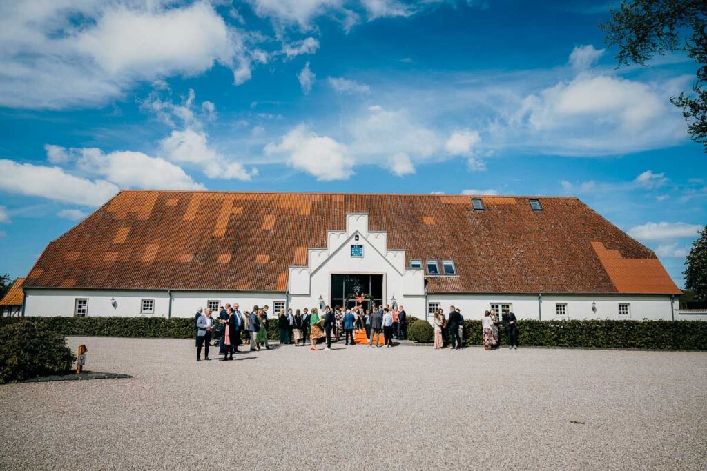 Bryllup på Boltinggaard Gods på Fyn i idylliske omgivelser