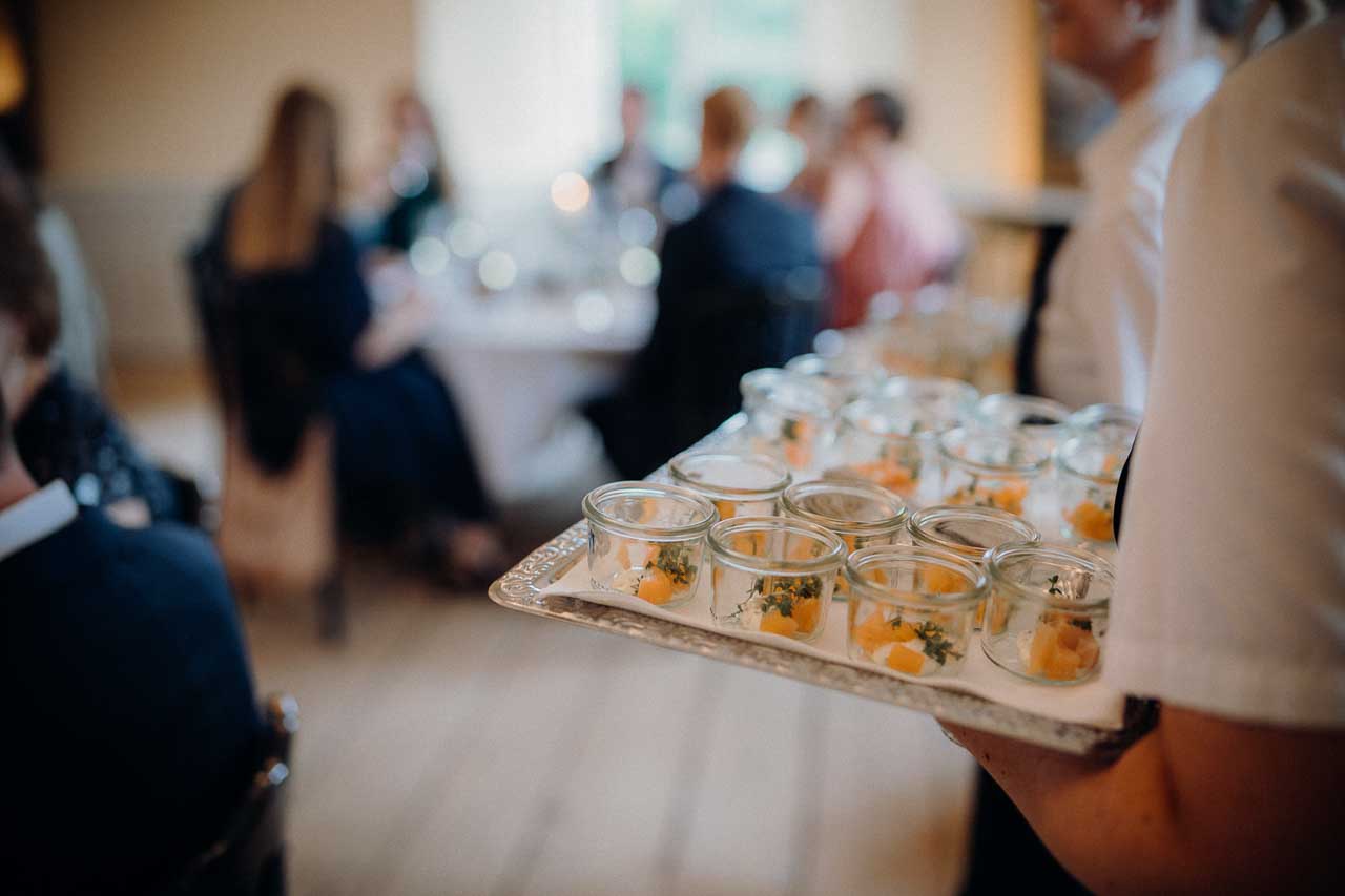 Madbilleder ved bryllup