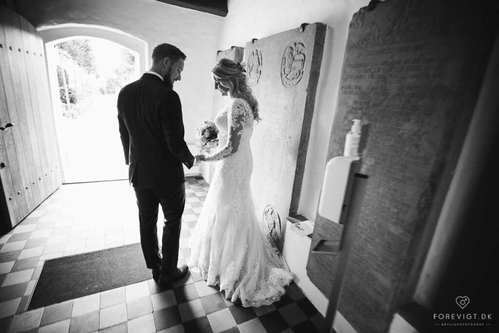 Et kirkebryllup er en smuk begivenhed