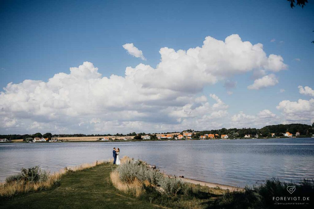Romantisk bryllup på Fyn