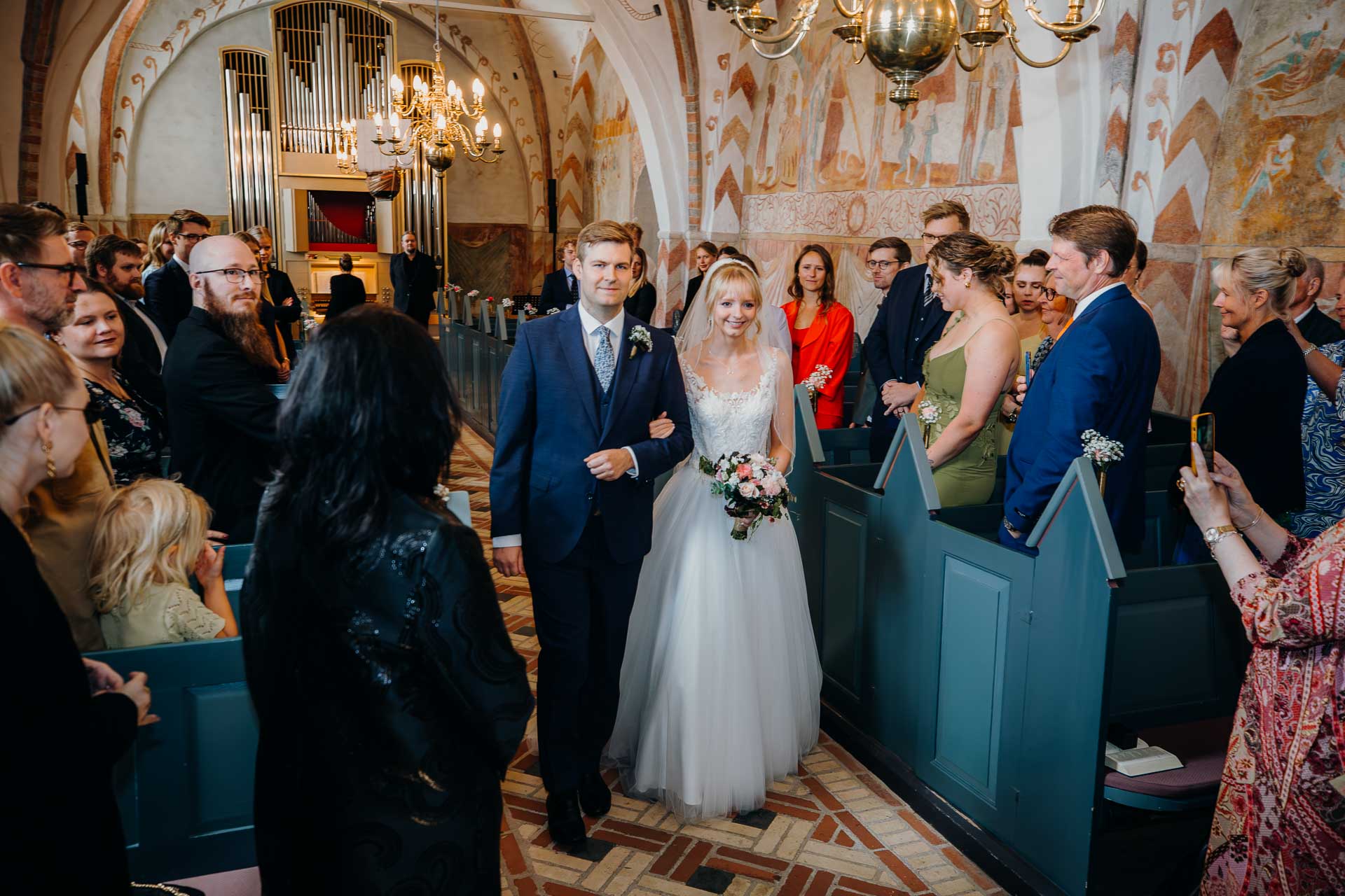 brud og gom i Tilst kirke