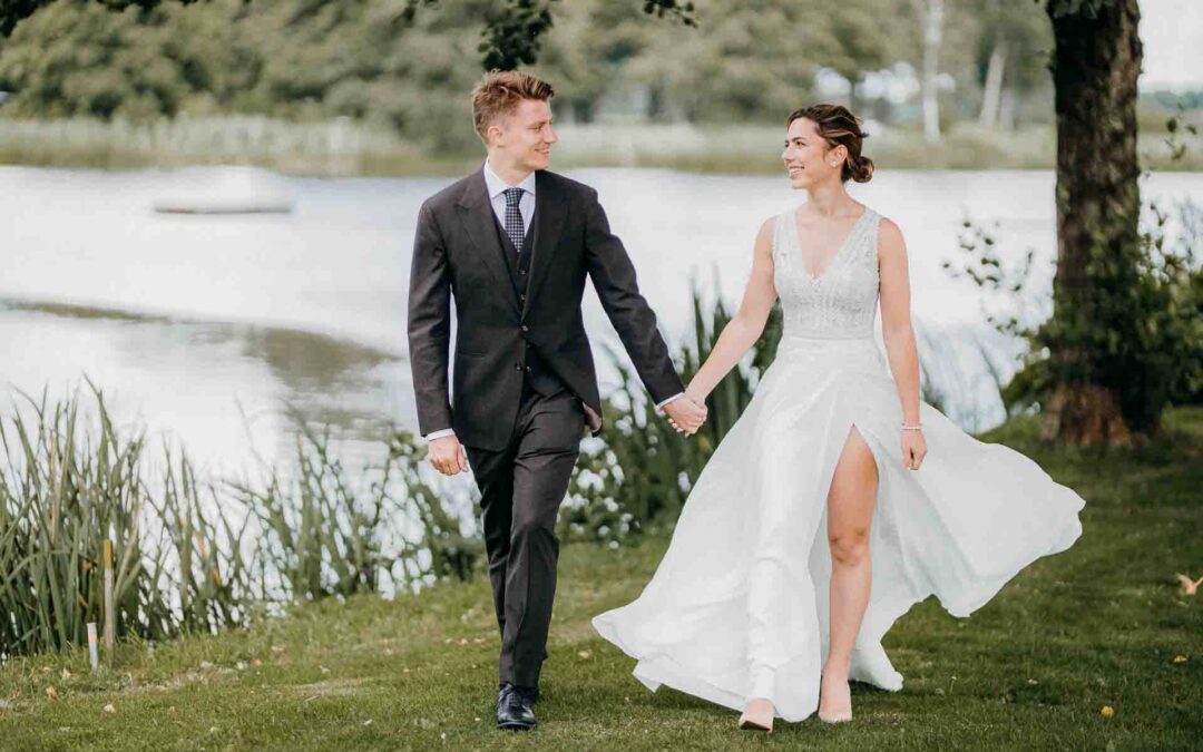 Gram slot bryllup: Autentiske bryllupsøjeblikke